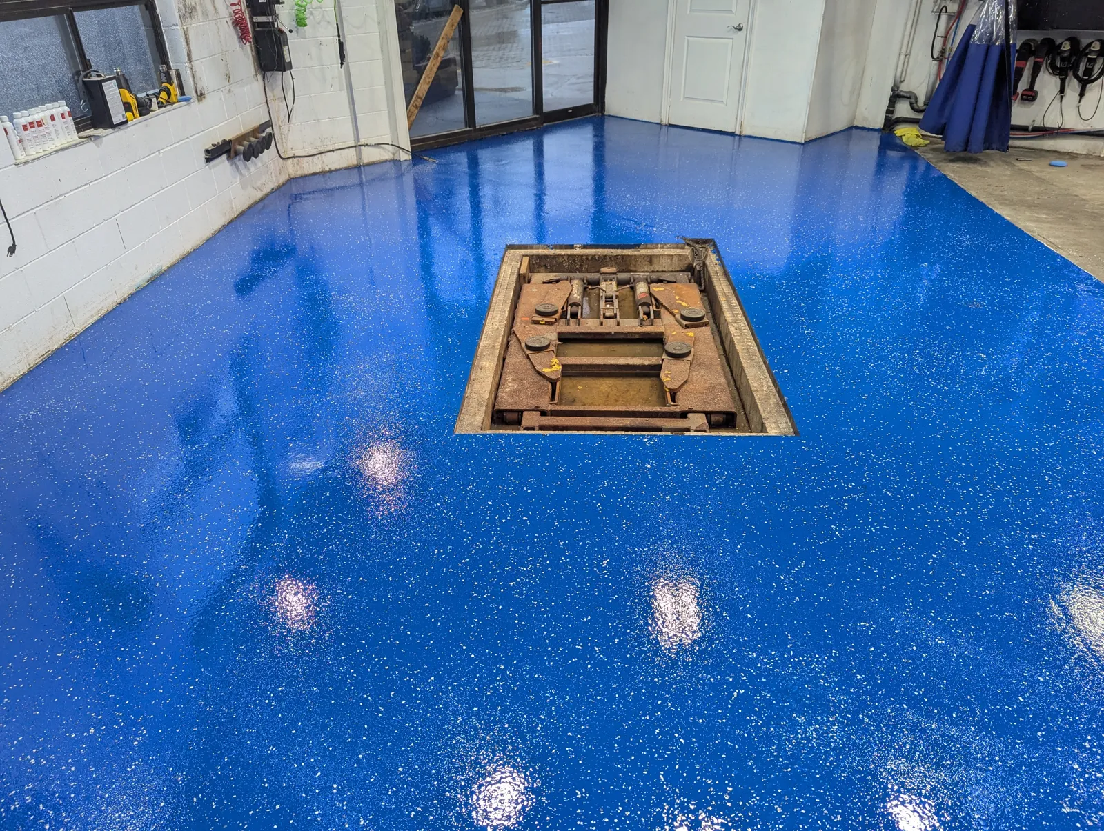 Automotive floor coating installed in Milton