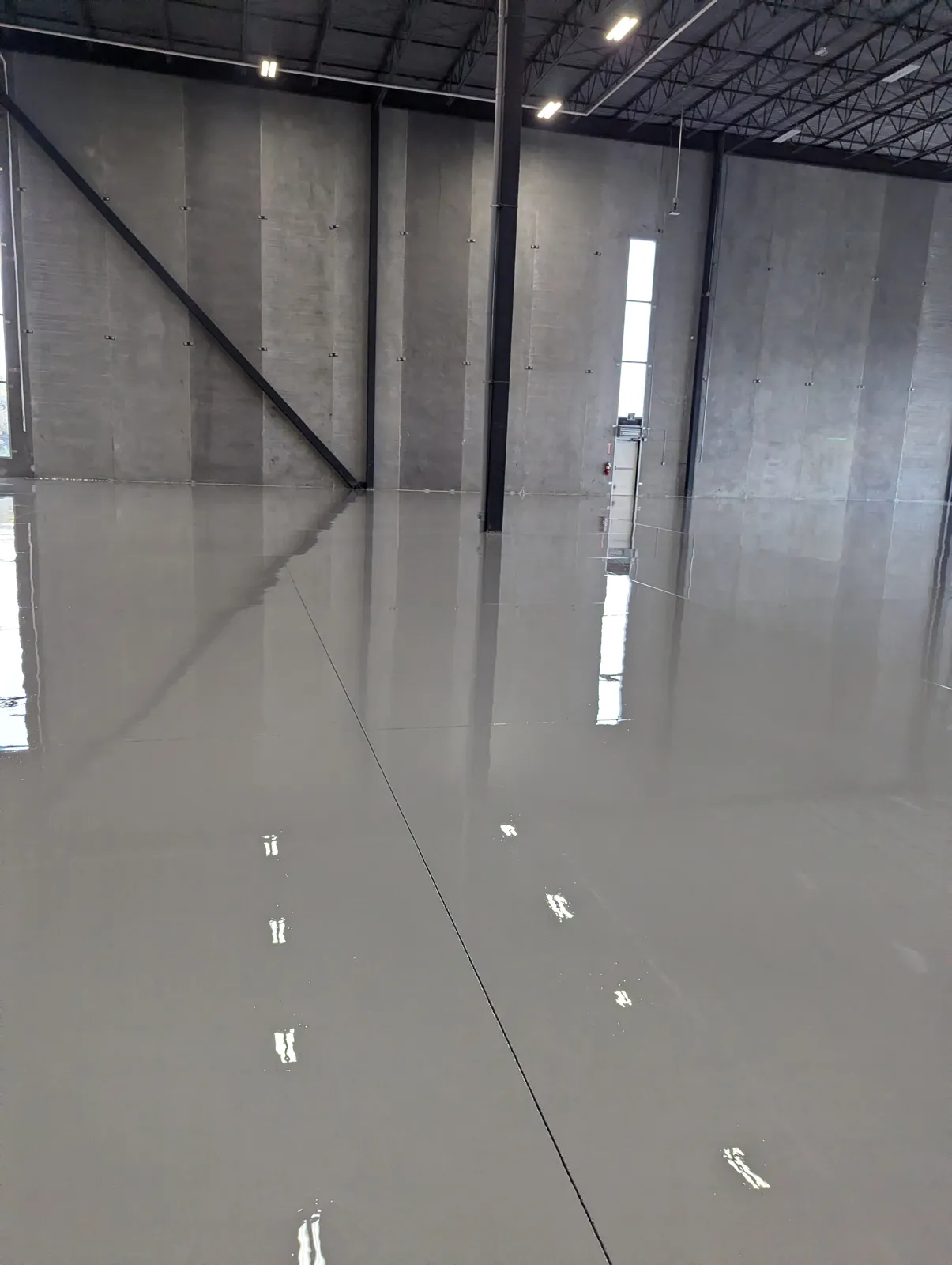 Aerospace floor coating installed in Milton