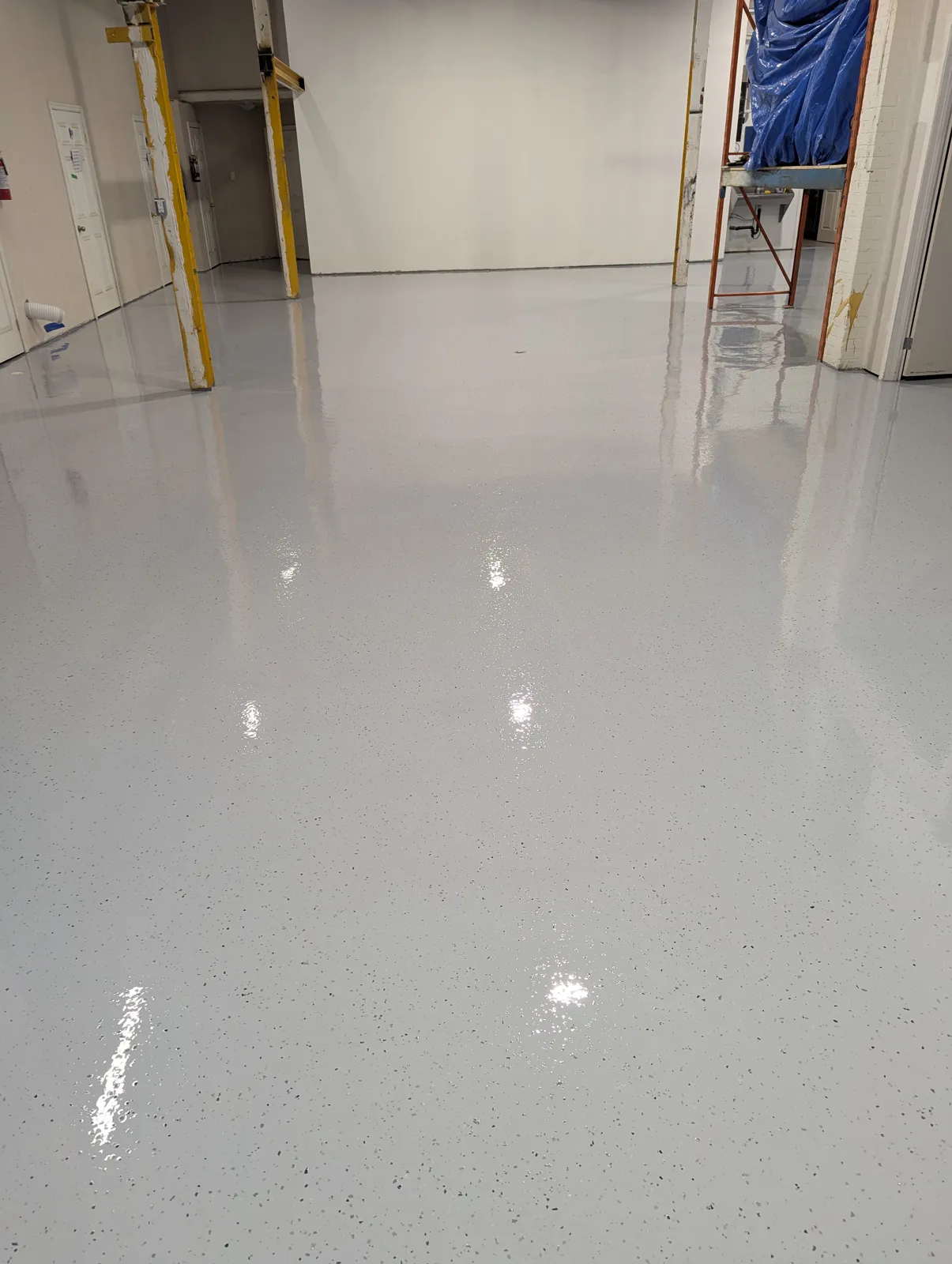 Seamless industrial epoxy floor near Milton